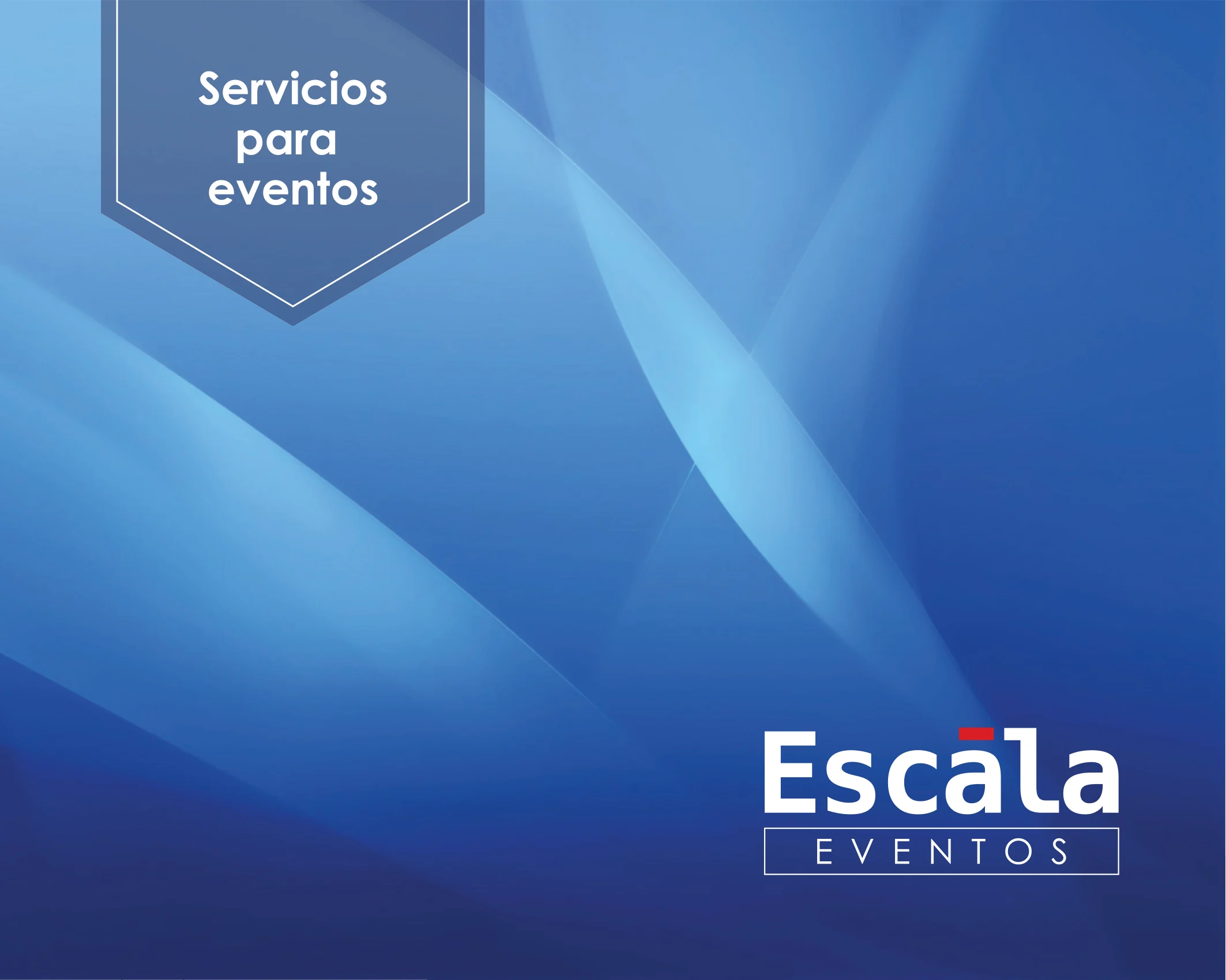 Portada del portafolio Servicios para eventos